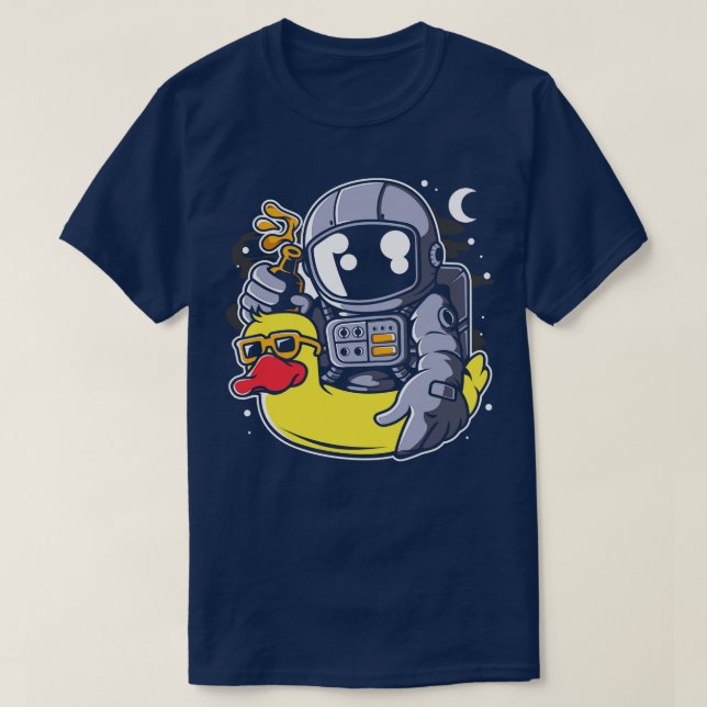 ASTRONAUT DUCK BALLOON T-Shirt (Design Front)