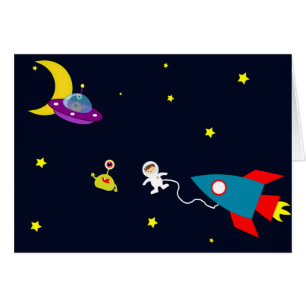 Astronaut Encounters Aliens in Space