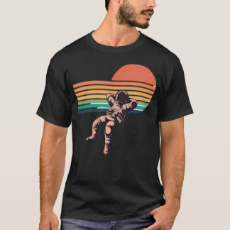 Astronaut Enjoying Sunset T-Shirt