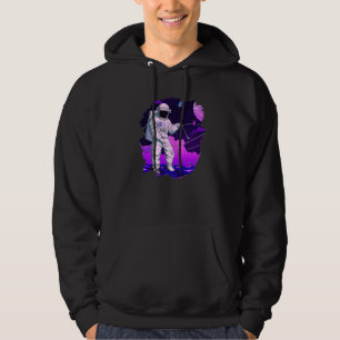 Astronaut Fishing Boat Space Ocean Lake Cool Fish Hoodie