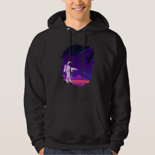 Astronaut Fishing Boat Space Ocean Lake Cool Fish Hoodie