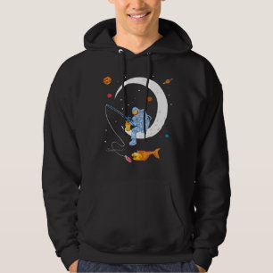 Astronaut fishing hoodie