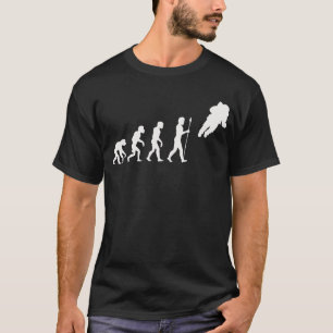 Astronaut Floating Away Evolution T-Shirt