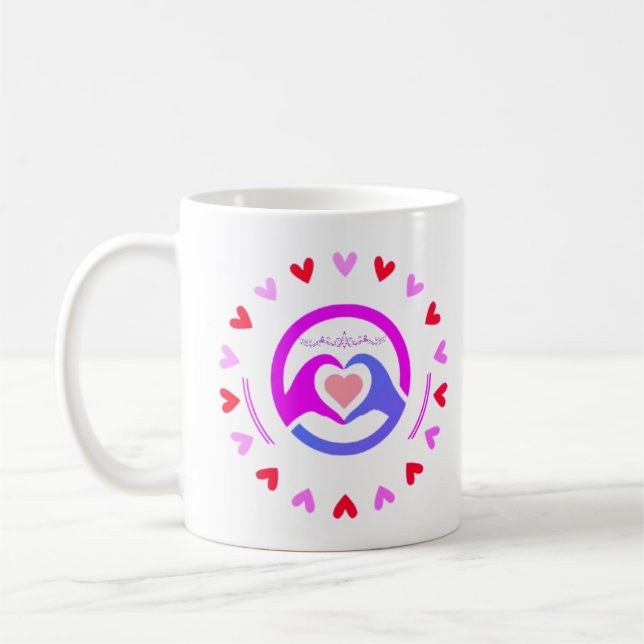 Astronaut Floating With Space Jellyfish Tee Coffee Mug (Left)