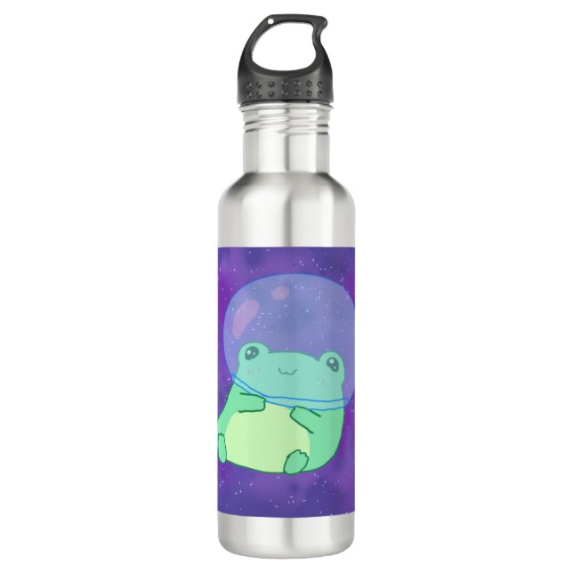 Astronaut Frog 710 Ml Water Bottle (Front)