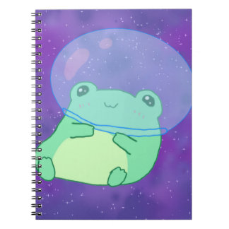 Astronaut Frog Notebook