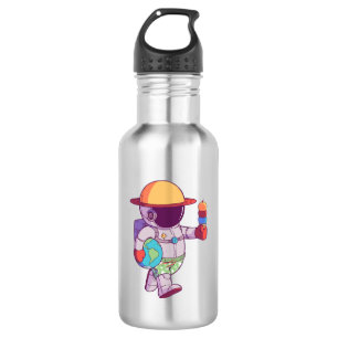 Astronaut , Funny Planets 532 Ml Water Bottle