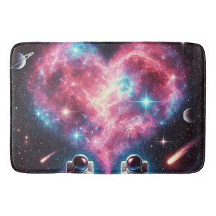 Astronaut Galaxy Bath Mat