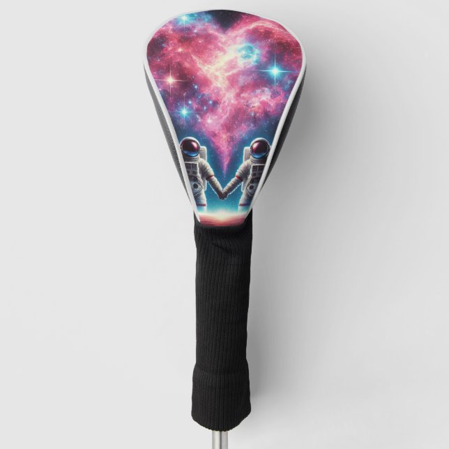 Astronaut Galaxy Golf Club Head Cover (Front)