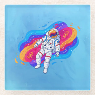 Astronaut Glass Coaster