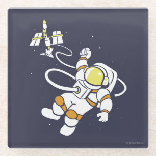 Astronaut Glass Coaster