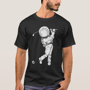Astronaut Golf Player Cool Golfing Sports Golfer T-Shirt