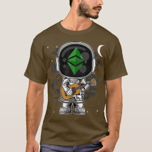 Astronaut Guitar Ethereum Classic ETH Coin To The  T-Shirt