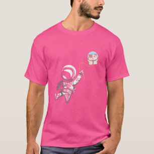 Astronaut Hamster Lover Space Travel Cosmonaut Ham T-Shirt