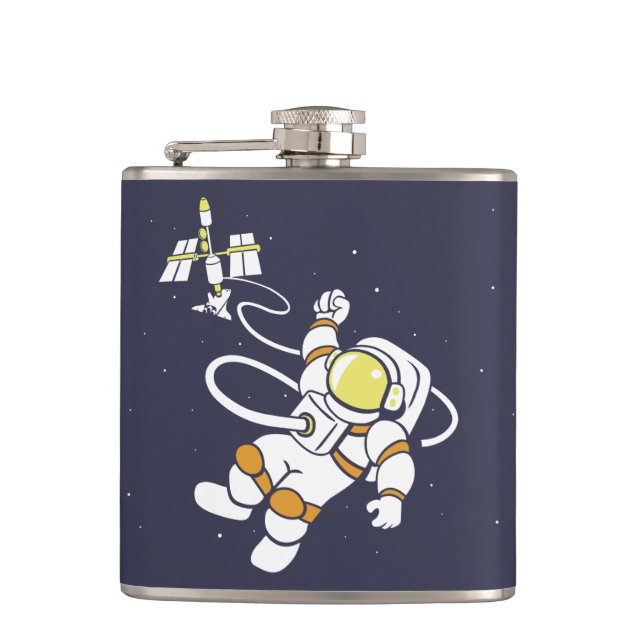 Astronaut Hip Flask (Front)