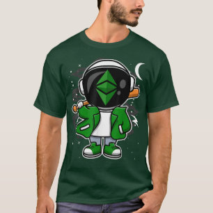 Astronaut Hiphop Ethereum Classic ETH Coin To The T-Shirt