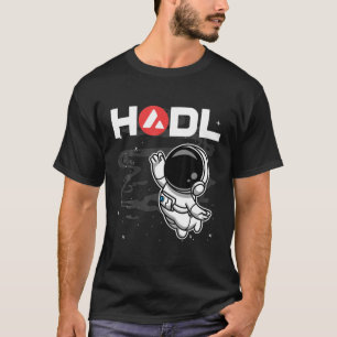 Astronaut HODL Avalanche AVAX Coin To The Moon Cry T-Shirt