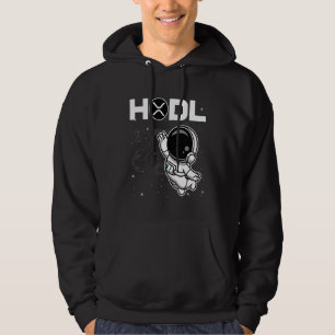 Astronaut Hodl Ripple Xrp Coin To The Moon Crypto Hoodie