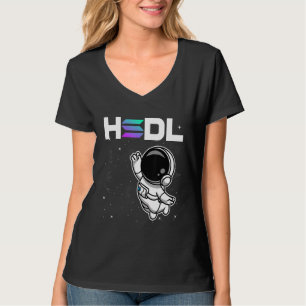 Astronaut Hodl Solana Sol Coin To The Moon Crypto T-Shirt