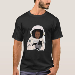 Astronaut Holding Cat T-Shirt