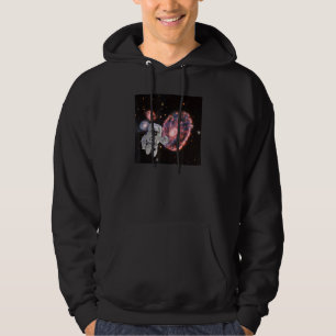 Astronaut in Cartwheel Galaxy Webb Space Telescope Hoodie