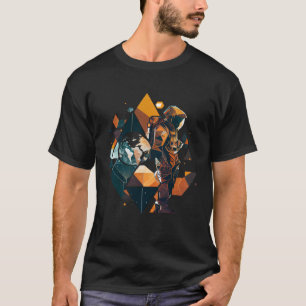 Astronaut in Space Aesthetic Wave Planet Eclipse T-Shirt