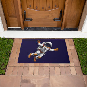 Astronaut in space doormat