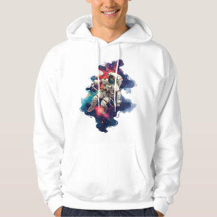 Astronaut in space hoodie