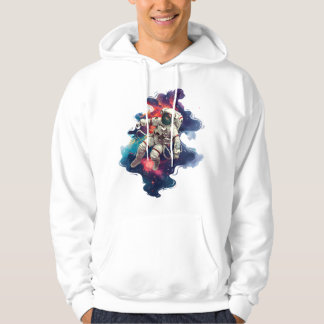 Astronaut in space hoodie