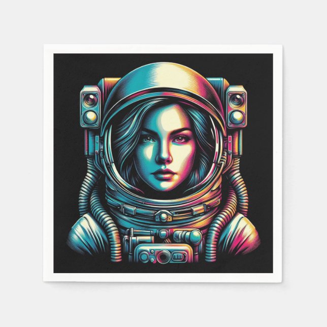 Astronaut in space! napkin (Front)