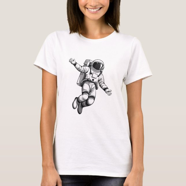 Astronaut in space T-Shirt (Front)