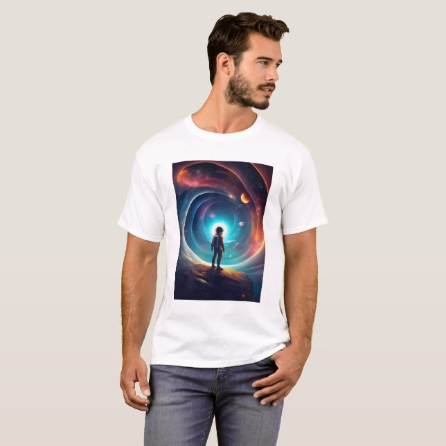 Astronaut in space T-Shirt (Front Full)