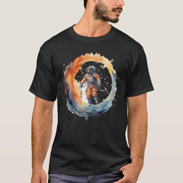 Astronaut In Space T-Shirt (Front)
