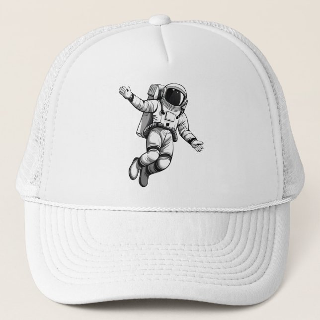 Astronaut in space trucker hat (Front)