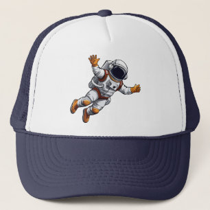 Astronaut in space trucker hat