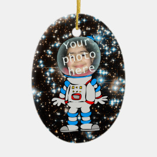 Astronaut in Training - Astro Child Template Ceramic Tree Decoration