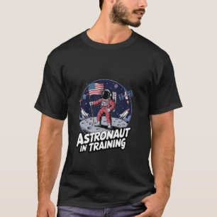 Astronaut in Training Future Space Explorer Advent T-Shirt