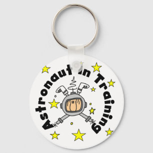 Astronaut in Training Tshirts and Gifts Key Ring