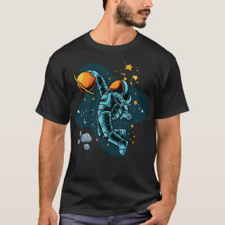 Astronaut Is Playing In The Space T-Shirt