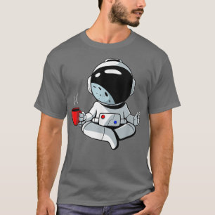 Astronaut is relaxing with a cup of coffee T-Shirt