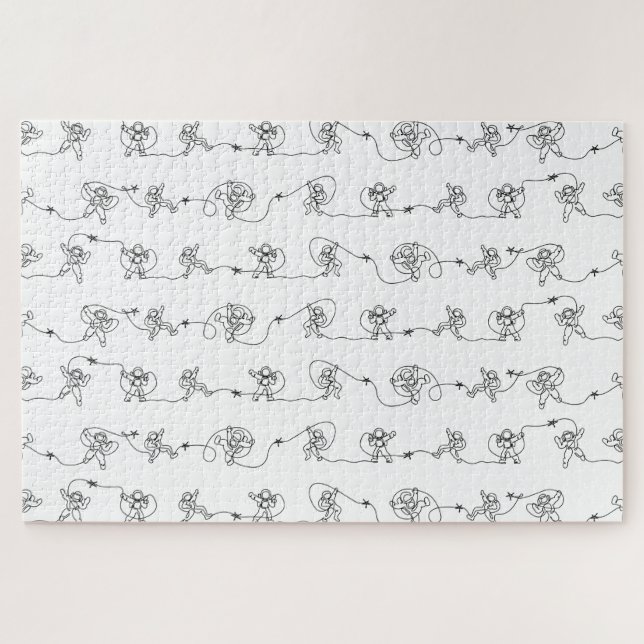 Astronaut Jigsaw Puzzle (Horizontal)