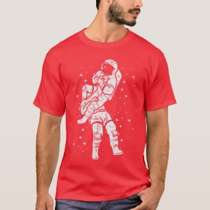 Astronaut Jiu Jitsu Funny Jujitsu Bjj Space Men Wo T-Shirt