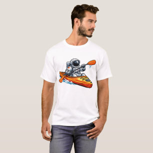 . Astronaut Kayaking T-Shirt
