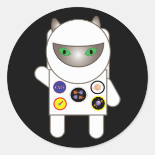 Astronaut Kitty Sticker