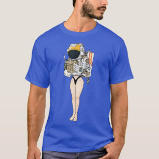 astronaut legstronaut space suit T-Shirt