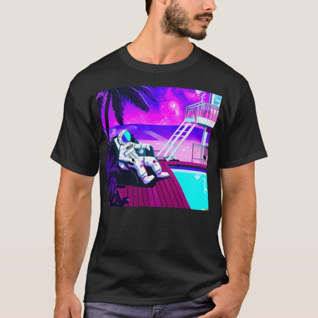 Astronaut Lounging T-Shirt (Front)