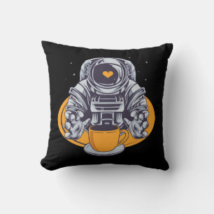 Astronaut Love Coffee Cushion
