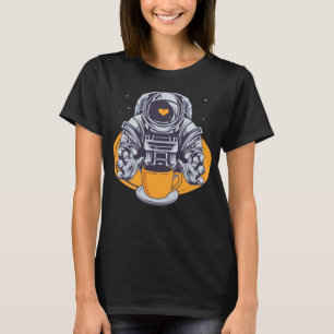 Astronaut Love Coffee T-Shirt