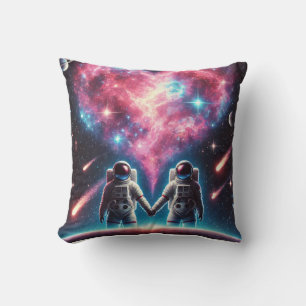 Astronaut Love Pillow - Throw Pillow