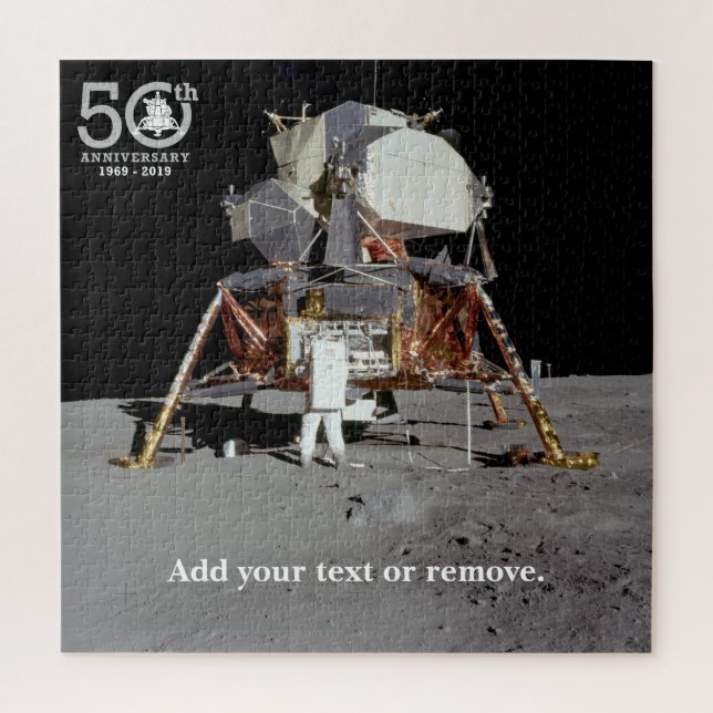 Astronaut, Lunar Module, Apollo 11 Moon Mission, Jigsaw Puzzle (Vertical)